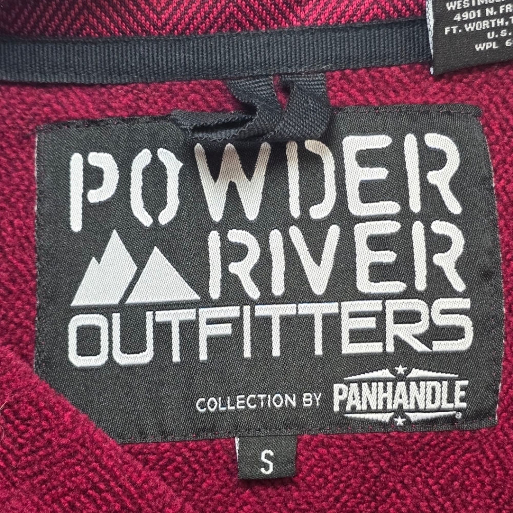 Powder River‎ Outfitters Jacquared Fleece Pullover Size Small - Picture 3 of 9